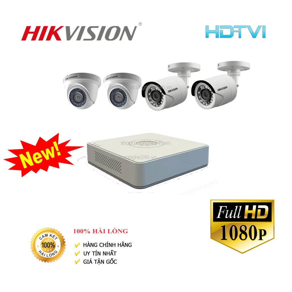 đầu Camera Hikvision 4 Cổng