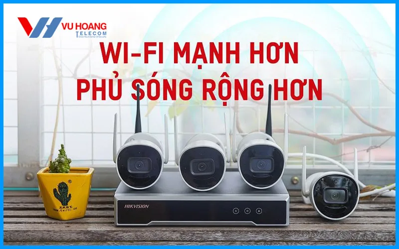 VIỄN THÔNG GIÁ RẺ: Bộ Kit Camera IP Wifi HIKVISION NK42W0H