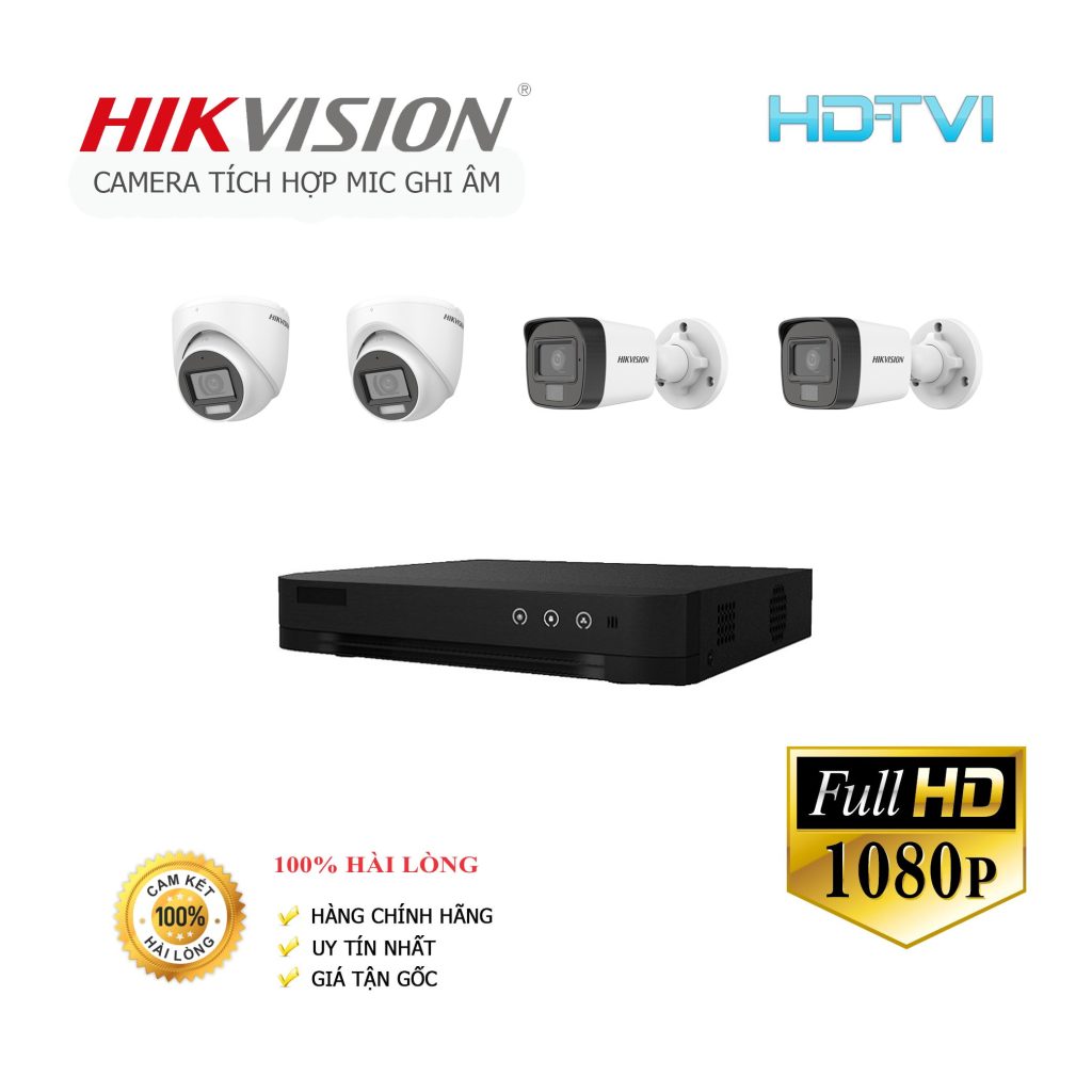 Camera Ghi âm Hikvision