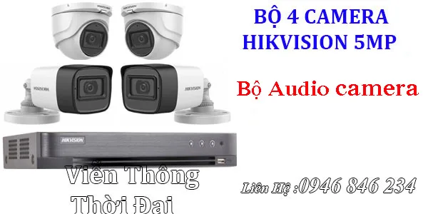 Camera Hikvision Có âm Thanh