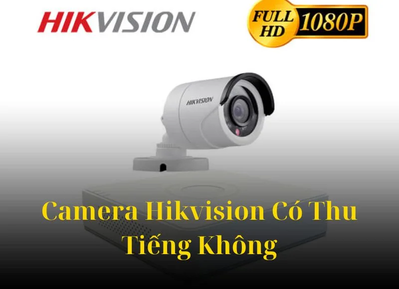 Camera Hikvision Có Thu Tiếng