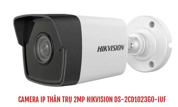 Camera Ip Thân Trụ 2mp Hikvision Ds 2cd1023g0 Iuf