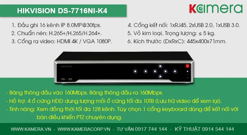 Cấu Hình đầu Ghi Camera Ip Hikvision