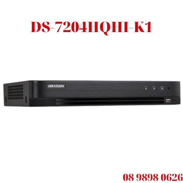 Đầu Ghi Hikvision DS-7204HQHI-K1: Thiết bị đáng tin cậy cho hệ thống giám sát