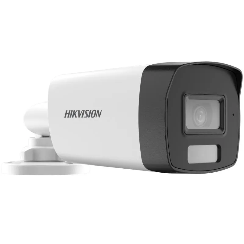Camera thân trụ Hikvision DS-2CE17D0T-LFS 2MP đèn kép Hybrid Light có micro