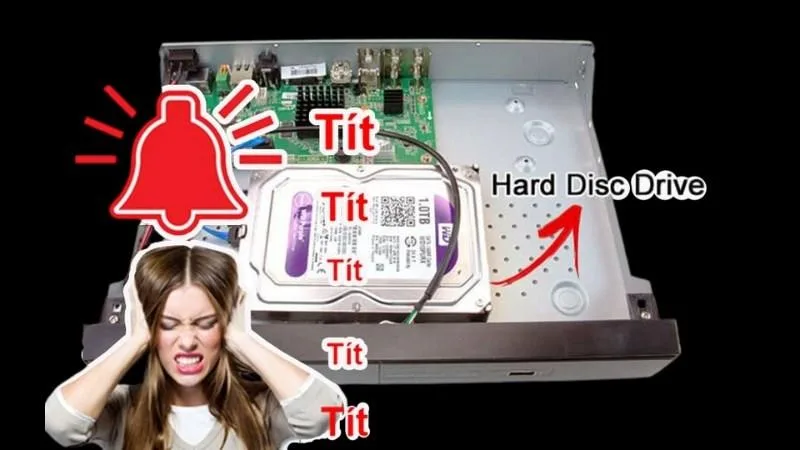Đầu Ghi Camera Kêu Tít Tít -  Nguyên Nhân & Cách Khắc Phục