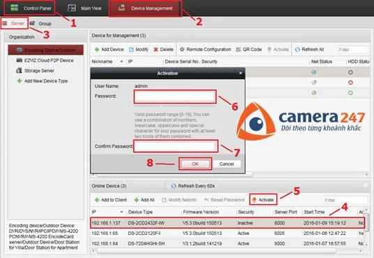 Kích hoạt camera Hikvision bằng SADP tool