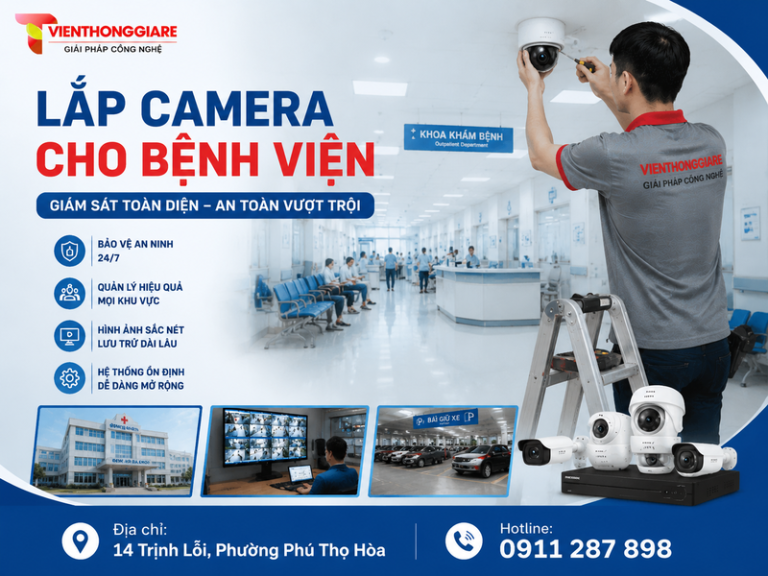 Giải pháp lắp camera cho bệnh viện chuyên nghiệp an toàn toàn diện