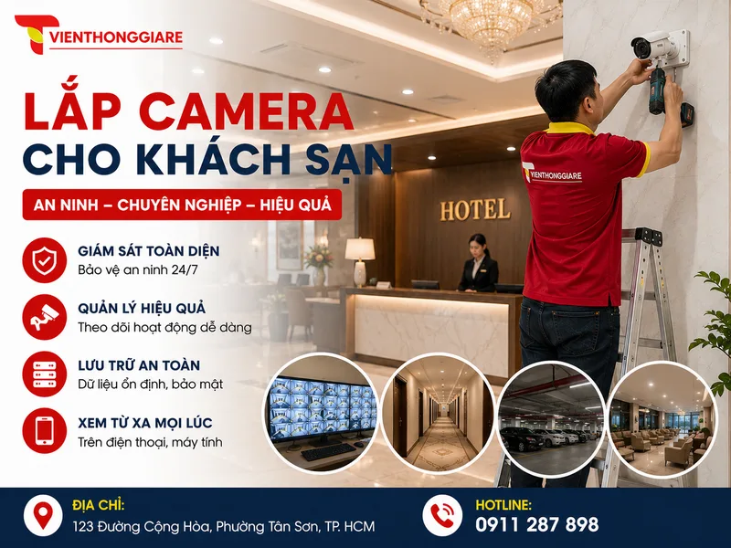 Lắp camera cho khách sạn