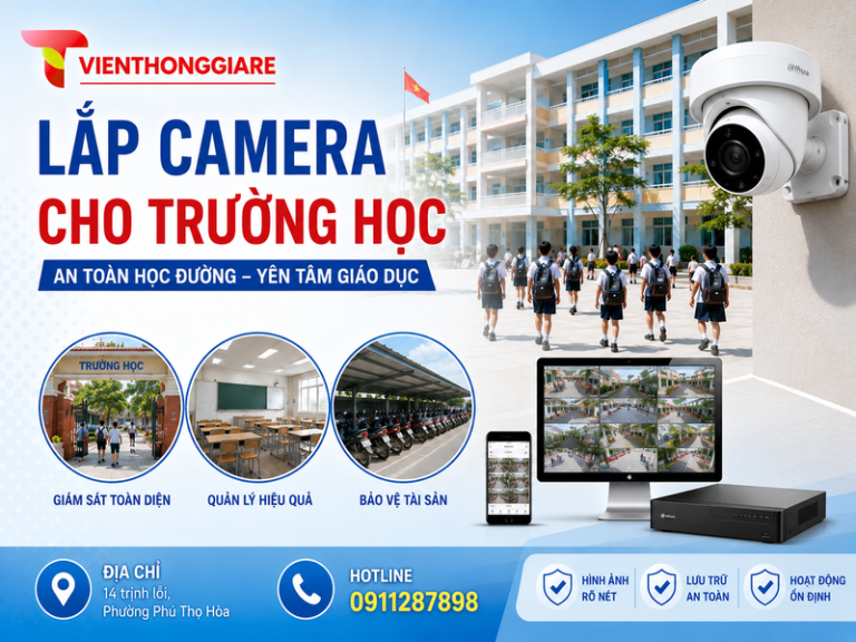 Lắp Đặt Camera Cho Trường Học Uy Tín, Giá Tốt 2026