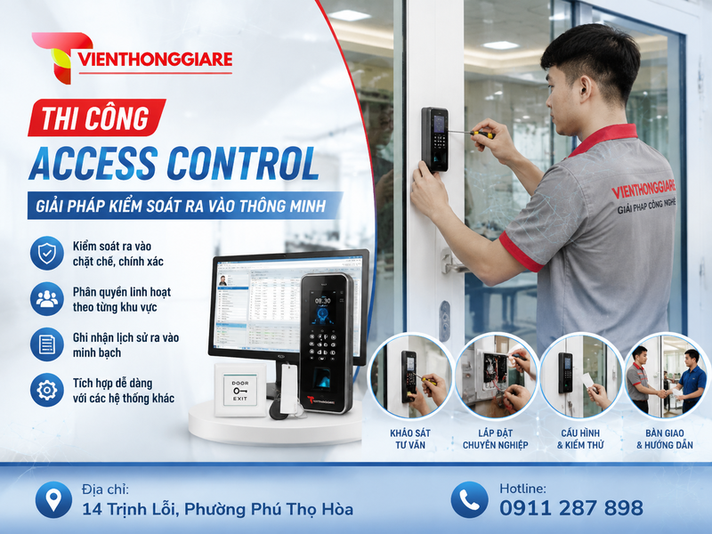 Thi công Access Control giải quyết những rủi ro nào trong vận hành?