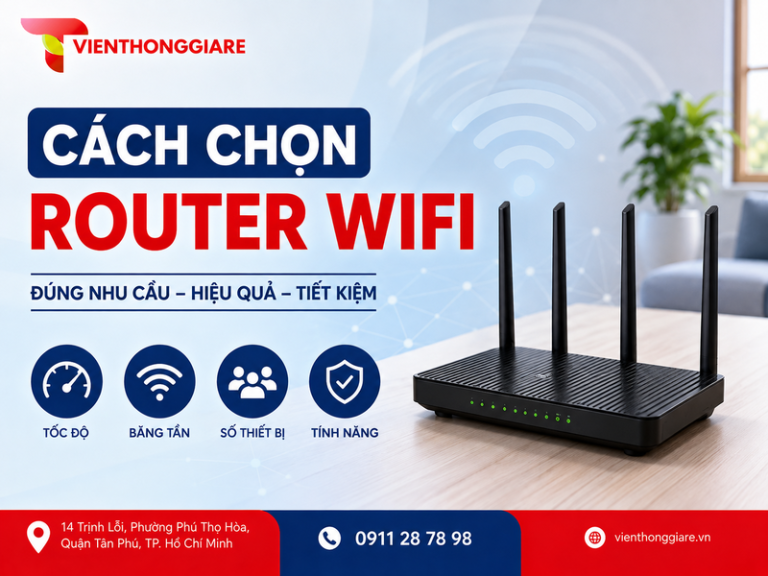 Cách chọn router wifi phù hợp cho gia đình và doanh nghiệp