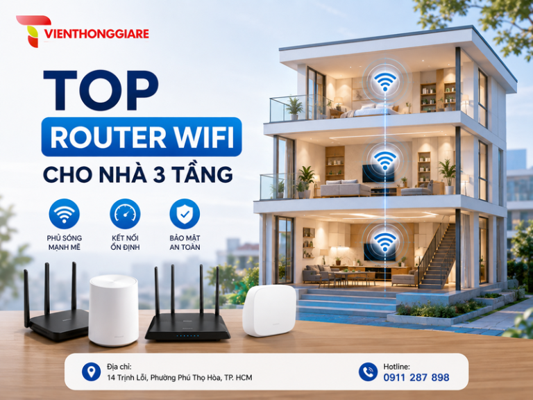 Top router wifi cho nhà 3 tầng: Cách chọn và 8 sản phẩm đáng cân nhắc