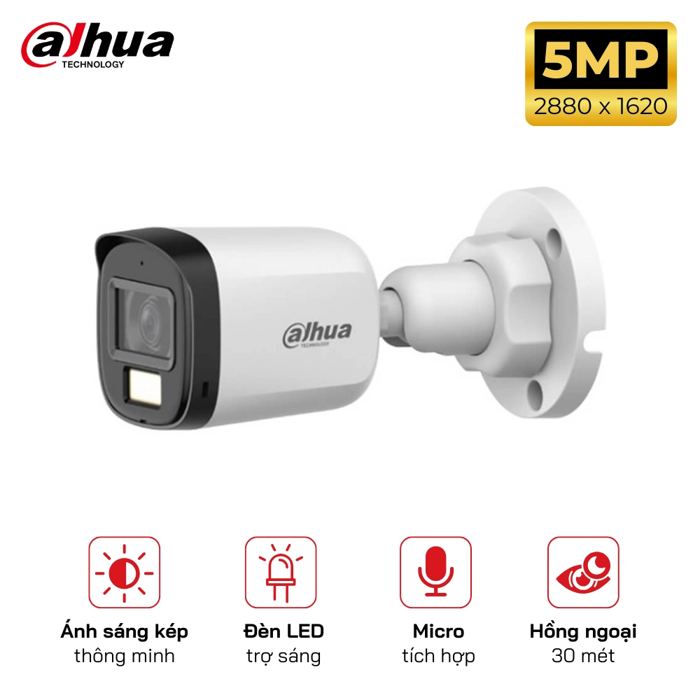 Camera DAHUA DH-HAC-B1A51P-U-IL-A – Trường Thịnh Telecom